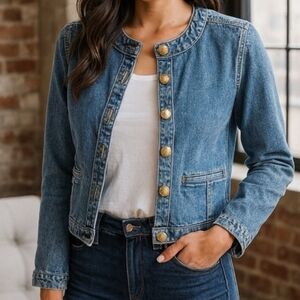 LOFT Light Blue Denim Jacket